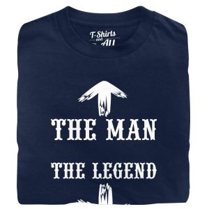The man the legend man t-shirt navy blue