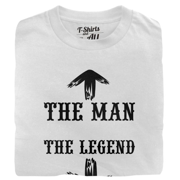 The man the legend man t-shirt white
