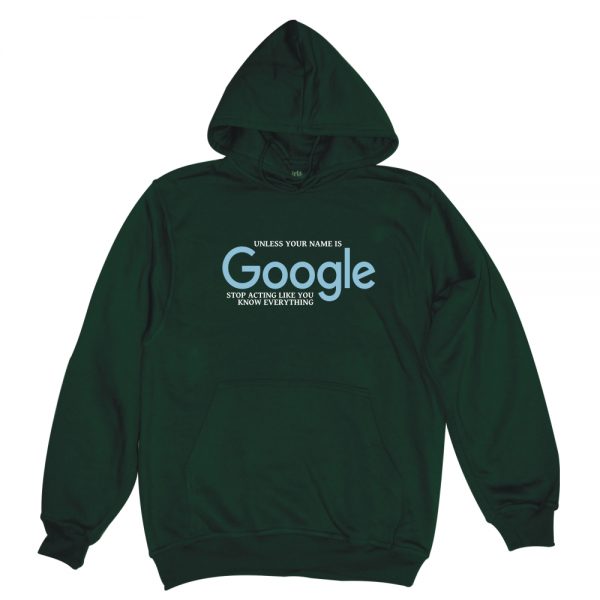 google bottle man hoodie