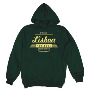 lisboa vintage bottle man hoodie