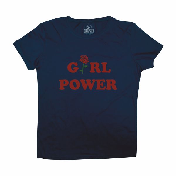 girl power navy t-shirt