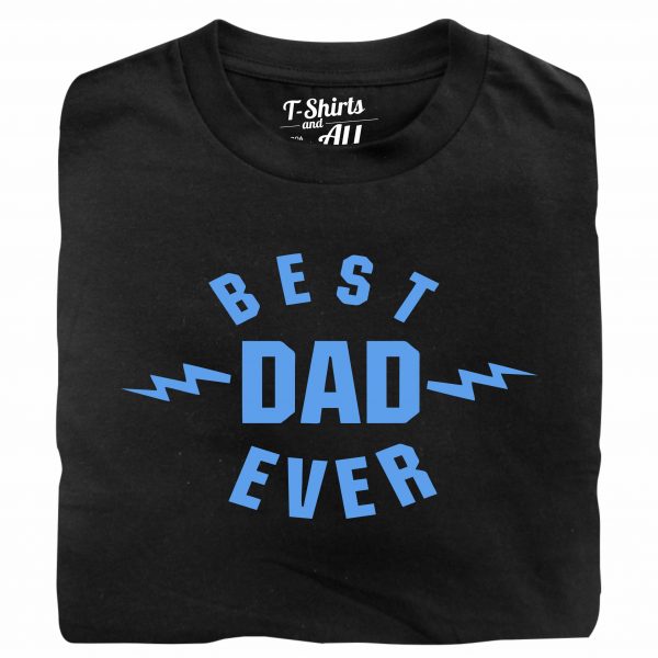best dad black t-shirt