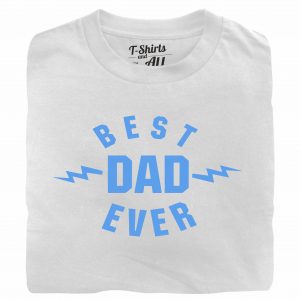 best dad white t-shirt