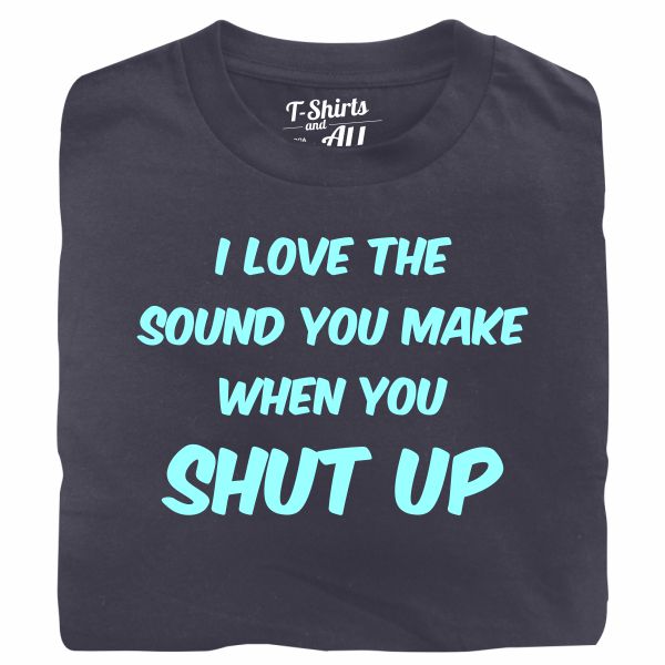 I love the sound man denim t-shirt