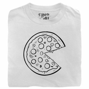 Pizza couple white t-shirt