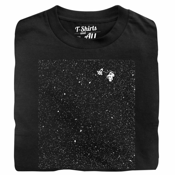 astronaut black t-shirt