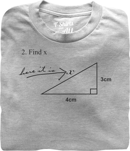 find x heather grey t-shirt