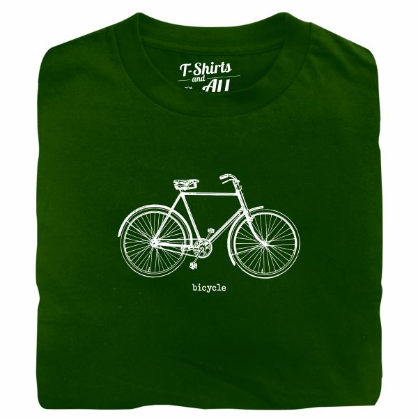 bicycle forest green tshirt