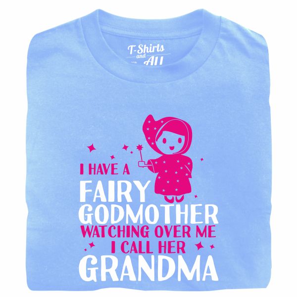 i have a fairy godmother sky blue tshirt