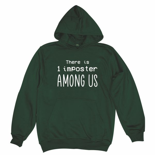 there is 1 imposter hoodie verde