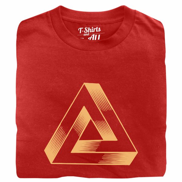 triângulo geométrico red tshirt