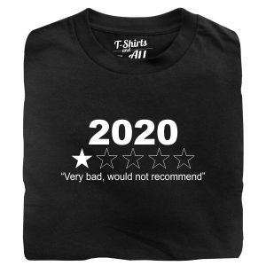 2020 black t-shirt